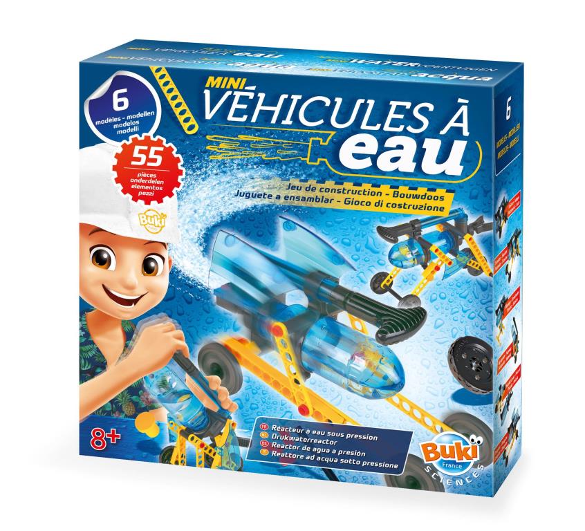 Jeux scientifiques BUKI Mini véhicules à eau - ref. 7389