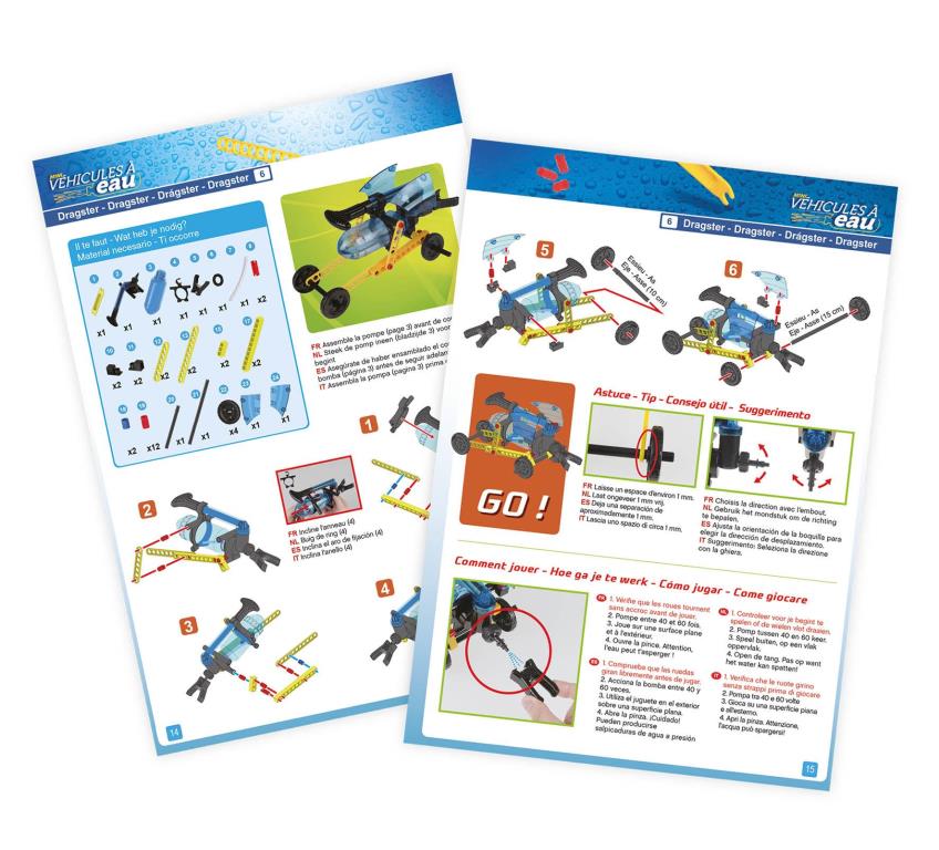 Jeux scientifiques BUKI Mini véhicules à eau - ref. 7389