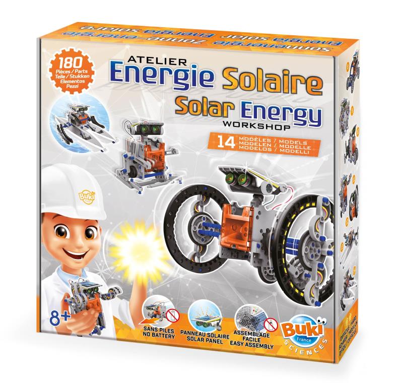 Jeux scientifiques BUKI Energie solaire 14 en 1 - ref. 7503