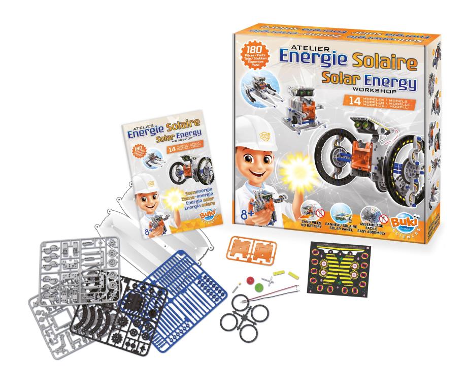 Jeux scientifiques BUKI Energie solaire 14 en 1 - ref. 7503