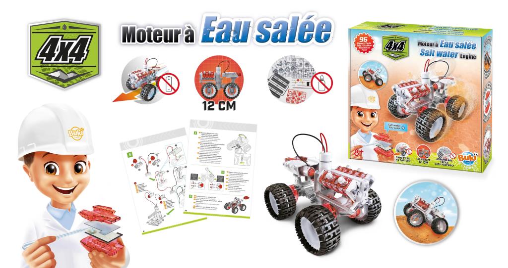 Jeux scientifiques BUKI 4x4 Eau salée - ref. 7504