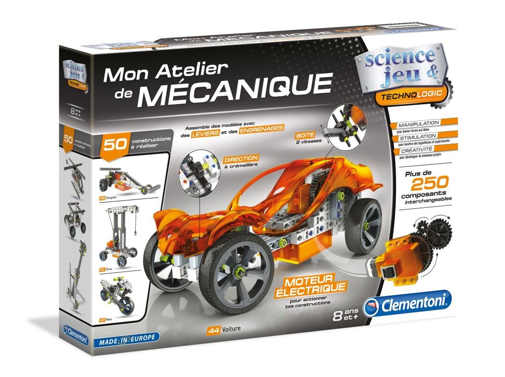 Jeux de construction CLEMENTONI Mon Atelier de mécanique - ref. 52181.4