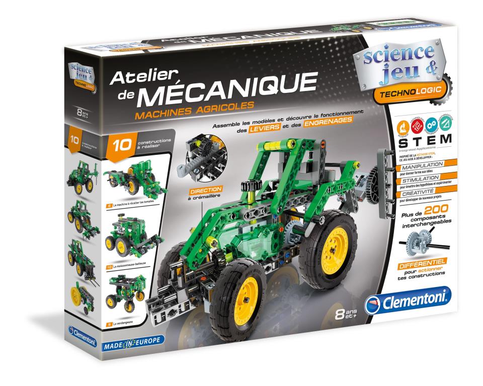 Jeux de construction CLEMENTONI Machines agricoles - ref. 52224.8