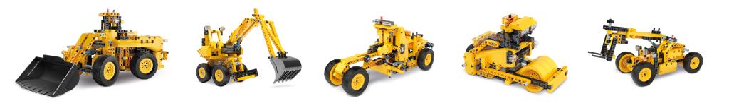 Jeux de construction CLEMENTONI Engins de chantier - ref. 52262.0