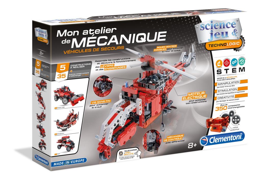 Jeux de construction CLEMENTONI Véhicules de secours - ref. 52275.0