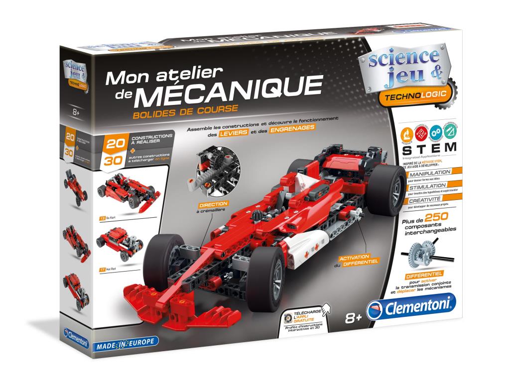 Jeux de construction CLEMENTONI Bolides de course - ref. 52301.6