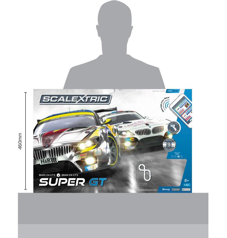 Circuits voitures électriques SCALEXTRIC ARC ONE Super GT (BMW Z4 GT3 vs BMW Z4GT3) - ref. C1360P