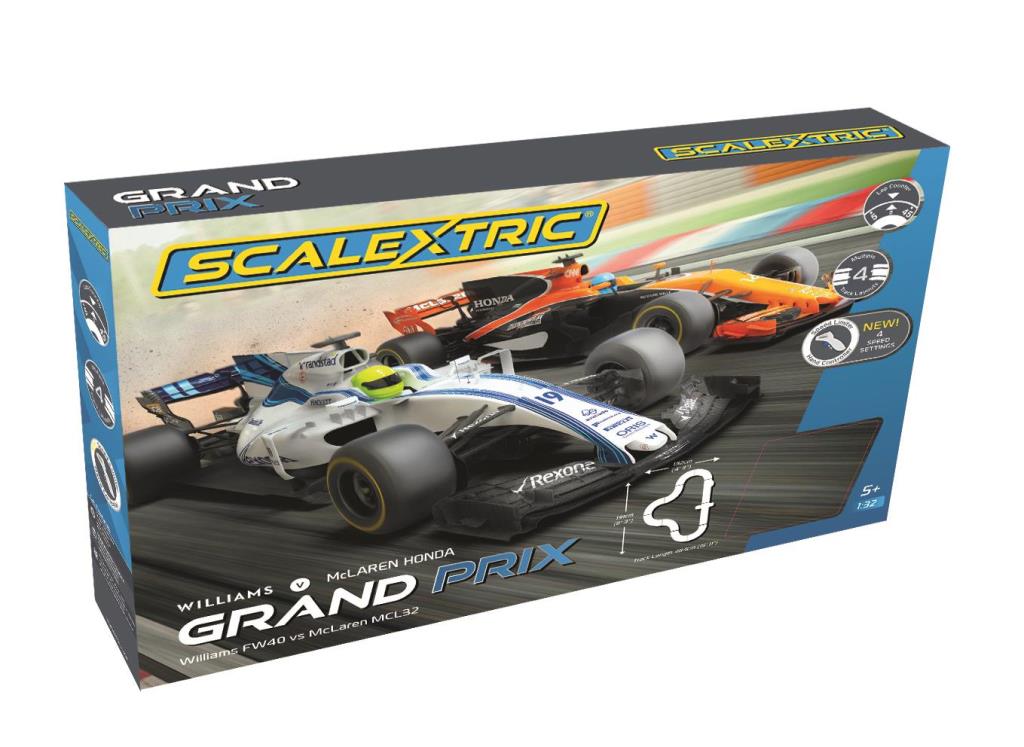 Circuits voitures électriques SCALEXTRIC Grand Prix (Williams FW40 vs McLaren MCL32) - ref. C1385P