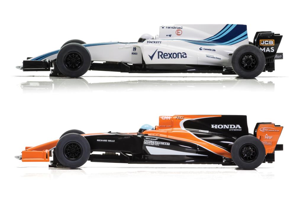 Circuits voitures électriques SCALEXTRIC Grand Prix (Williams FW40 vs McLaren MCL32) - ref. C1385P