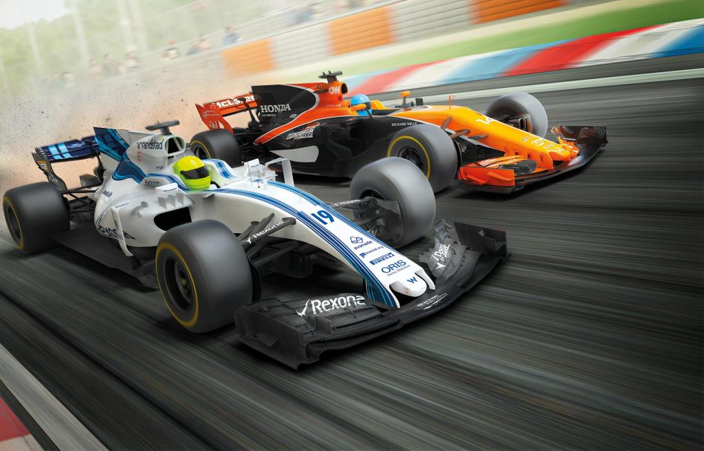 Circuits voitures électriques SCALEXTRIC Grand Prix (Williams FW40 vs McLaren MCL32) - ref. C1385P