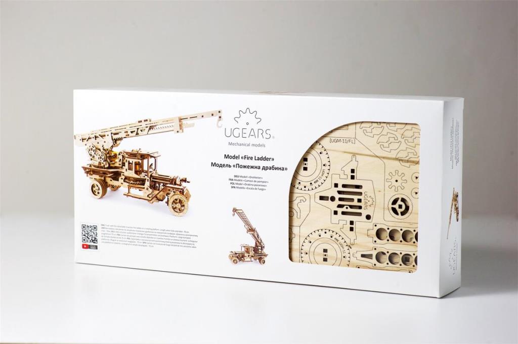 Jeux de construction UGEARS Camion Echelle - ref. 70016