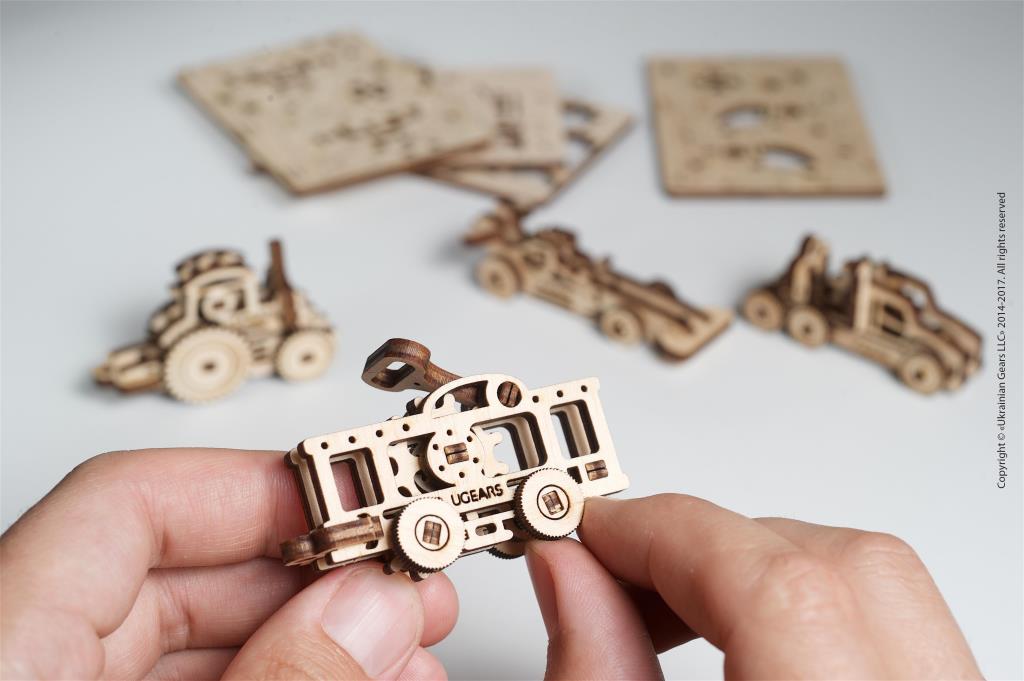 Jeux de construction UGEARS U-Fidgets Véhicules- 4 pcs - ref. 70033