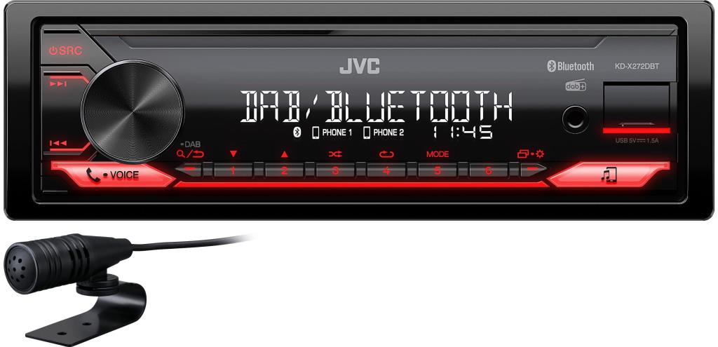 Autoradio JVC KD-X272DBT zum besten Preis - Oscaro