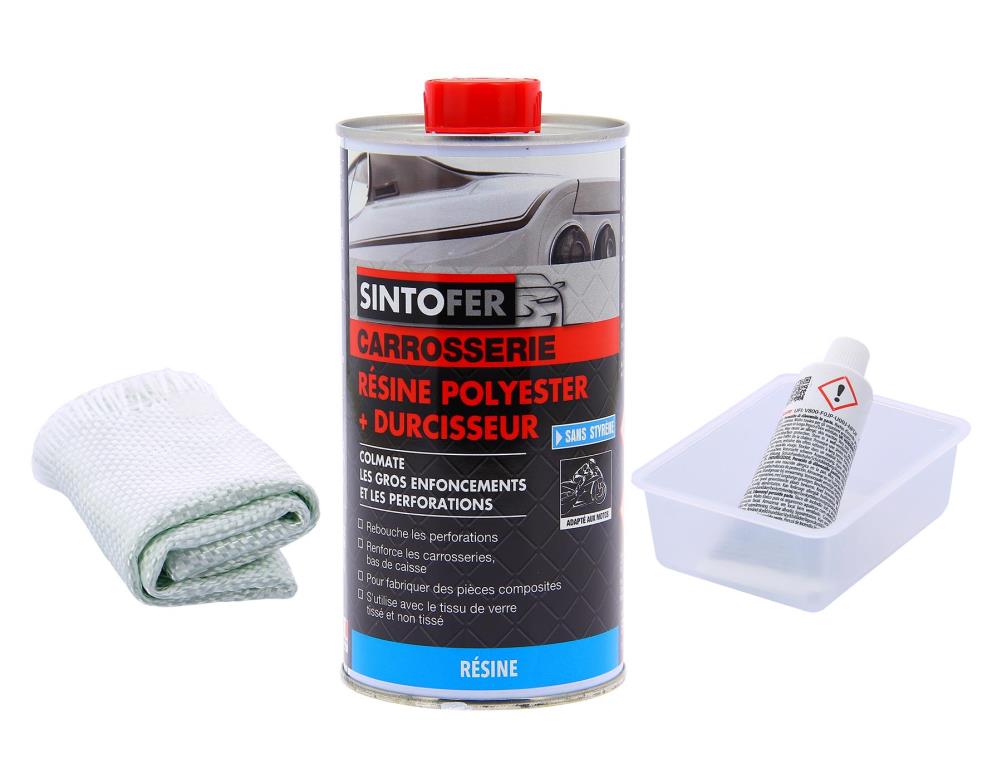 Résine et mastic carrosserie SINTO  ref. 022510