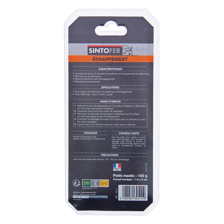Kit réparation Echappement  SINTO 022511