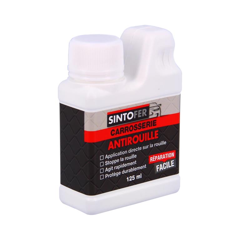 Anti-Rouille (Anti-corrosion) SINTO Flacon antirouille pour carrosserie 125 ml SINTOFER - ref. 022522