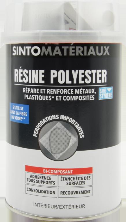 Résine polyester Pré-accélérée SINTOFER Bidon de 1000 ML - 40001