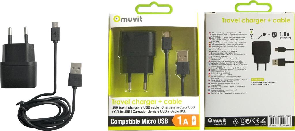 Chargeur USB MUVIT ref. MUPAK0265