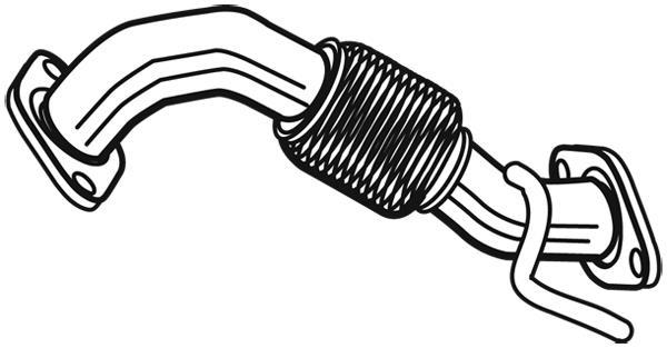 Tuyau flexible, échappement (Tresse d'échappement) WALKER ref. 10362