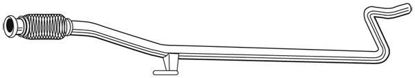 Tuyau d'échappement (Tuyau d'échappement) WALKER ref. 10369