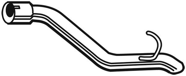 Tuyau d'échappement (Tuyau d'échappement) WALKER 10371