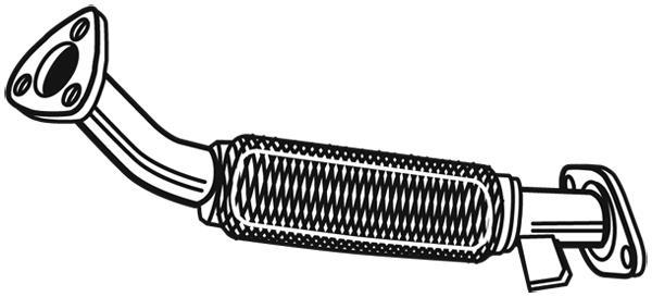 Tuyau d'échappement (Tuyau d'échappement) WALKER 10378