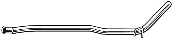 Tuyau d'échappement (Tuyau d'échappement) WALKER 10379