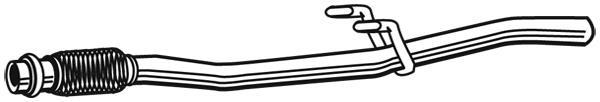 Tuyau d'échappement (Tuyau d'échappement) WALKER 10509