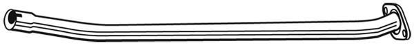 Tuyau d'échappement (Tuyau d'échappement) WALKER ref. 10512