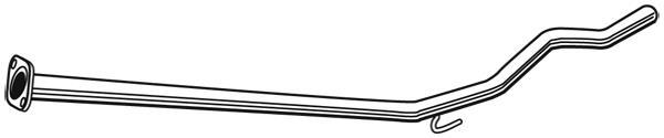 Tuyau d'échappement (Tuyau d'échappement) WALKER ref. 10523