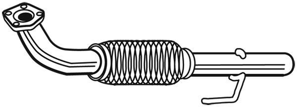 Tuyau d'échappement (Tuyau d'échappement) WALKER ref. 10534