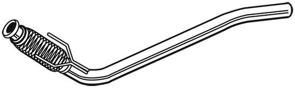Tuyau d'échappement (Tuyau d'échappement) WALKER 10556