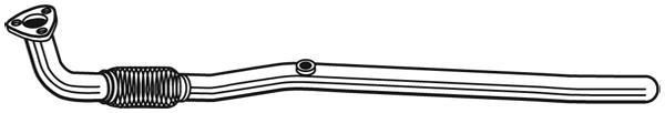 Tuyau d'échappement (Tuyau d'échappement) WALKER ref. 10583