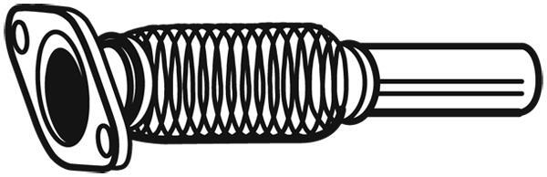 Tuyau d'échappement (Tuyau d'échappement) WALKER ref. 10613