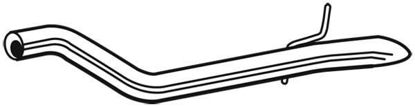 Tuyau d'échappement (Tuyau d'échappement) WALKER 10629