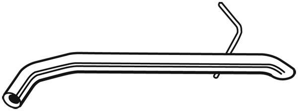 Tuyau d'échappement (Tuyau d'échappement) WALKER 10631
