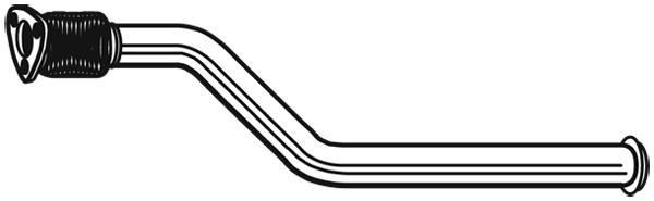 Tuyau d'échappement (Tuyau d'échappement) WALKER ref. 10647