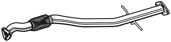 Tuyau d'échappement (Tuyau d'échappement) WALKER ref. 10657