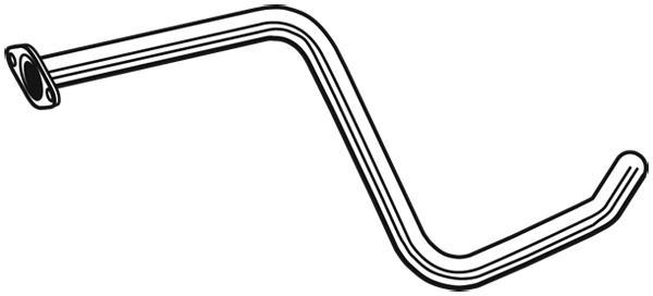 Tuyau d'échappement (Tuyau d'échappement) WALKER ref. 10699