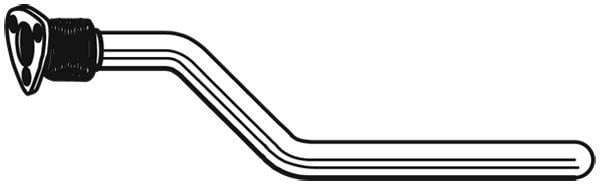 Tuyau d'échappement (Tuyau d'échappement) WALKER 10703