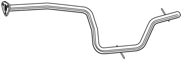 Tuyau d'échappement (Tuyau d'échappement) WALKER 10710
