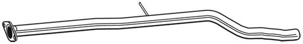 Tuyau d'échappement (Tuyau d'échappement) WALKER ref. 10717