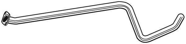 Tuyau d'échappement (Tuyau d'échappement) WALKER ref. 10720
