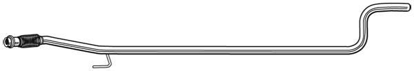 Tuyau d'échappement (Tuyau d'échappement) WALKER ref. 10729