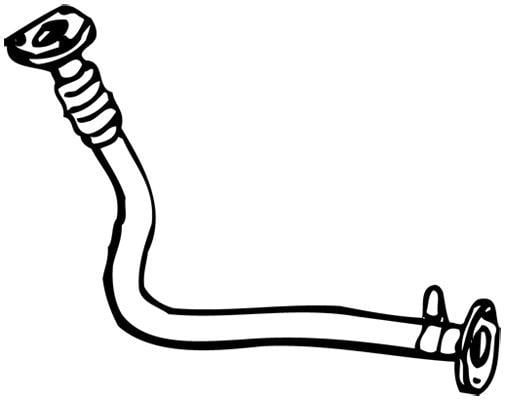 Tuyau d'échappement (Tuyau d'échappement) WALKER 12418