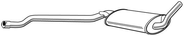 Silencieux central (Intermédiaire) WALKER ref. 13003