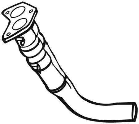 Tuyau d'échappement (Tuyau d'échappement) WALKER ref. 13753
