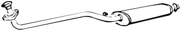 Silencieux avant (Pare flamme) WALKER 14268