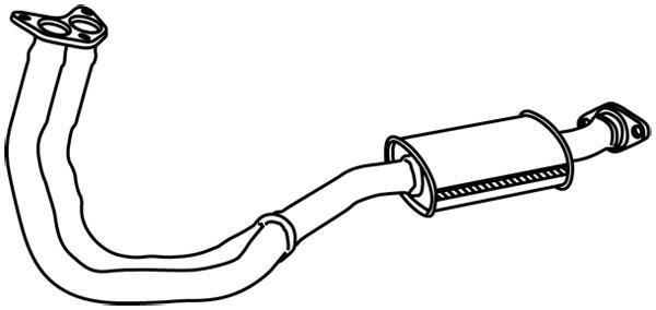 Silencieux avant (Pare flamme) WALKER 16096