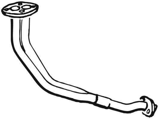 Tuyau d'échappement (Tuyau d'échappement) WALKER 16344
